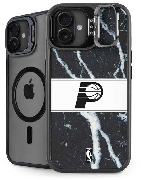NBA Indiana Pacers Marble iPhone 16 Plus Kickstand Case