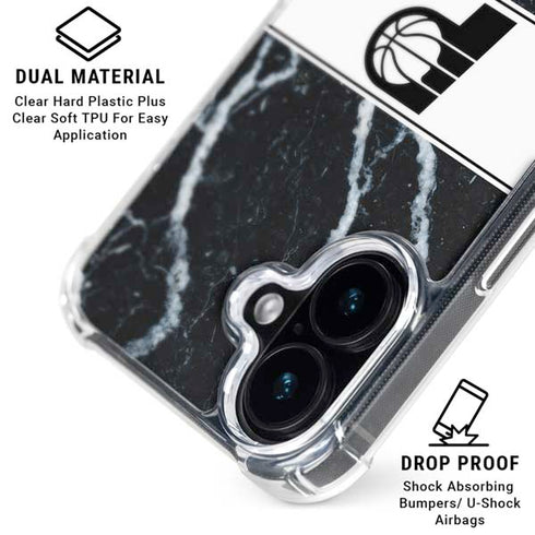 NBA Indiana Pacers Marble iPhone 16 Plus MagSafe Case