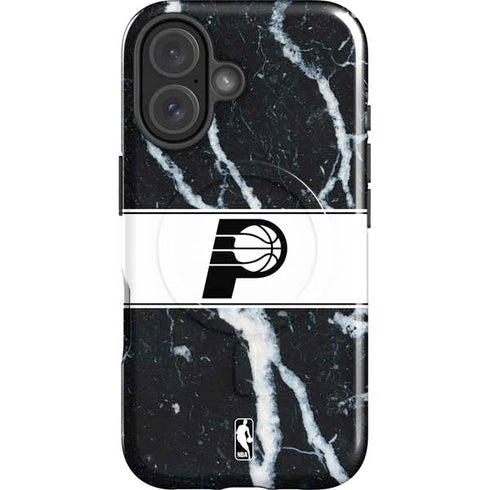 NBA Indiana Pacers Marble iPhone 16 Plus Magsafe Impact Case