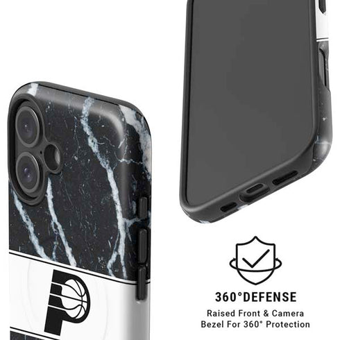 NBA Indiana Pacers Marble iPhone 16 Plus Magsafe Impact Case