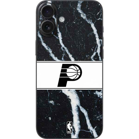 NBA Indiana Pacers Marble iPhone 16 Plus Skin