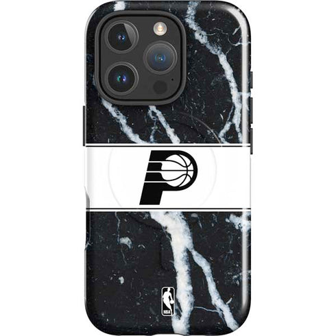 NBA Indiana Pacers Marble iPhone 16 Pro Magsafe Impact Case
