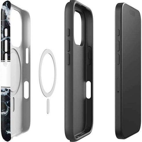 NBA Indiana Pacers Marble iPhone 16 Pro Magsafe Impact Case