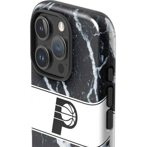 NBA Indiana Pacers Marble iPhone 16 Pro Max Impact Case