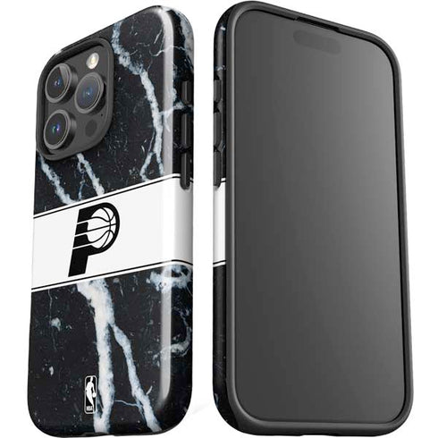 NBA Indiana Pacers Marble iPhone 16 Pro Max Impact Case