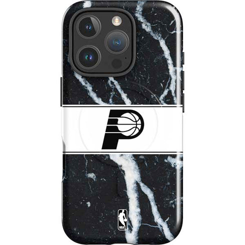 NBA Indiana Pacers Marble iPhone 16 Pro Max Magsafe Impact Case