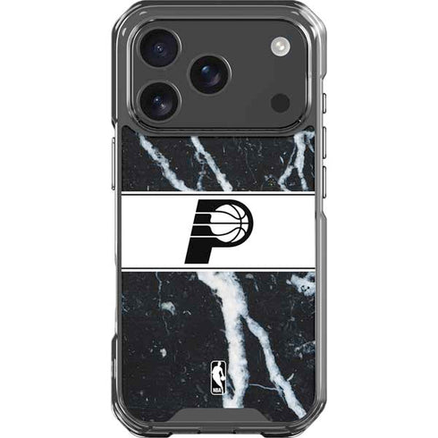 NBA Indiana Pacers Marble iPhone 18 Pro Clear Case