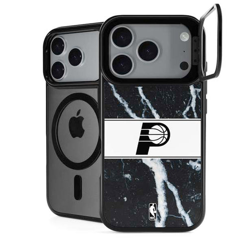 NBA Indiana Pacers Marble iPhone 18 Pro Kickstand Case