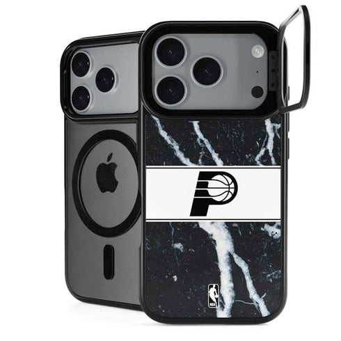 NBA Indiana Pacers Marble iPhone 18 Pro Max Kickstand Case