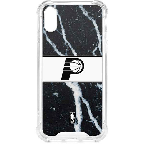 NBA Indiana Pacers Marble iPhone XS Clear Case