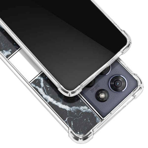 NBA Indiana Pacers Marble Moto G 5G (2025) Clear Case