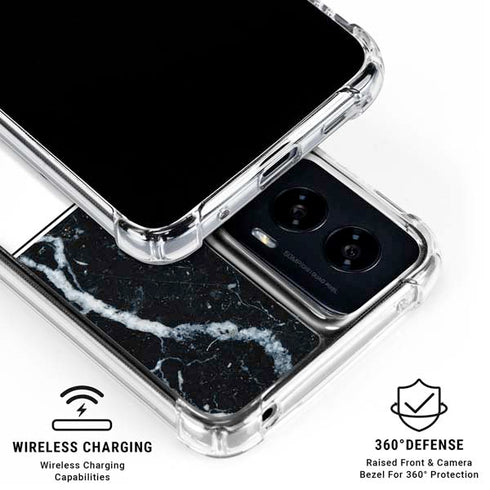 NBA Indiana Pacers Marble Moto G Power 5G (2024) Clear Case
