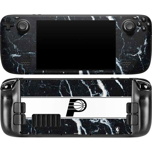 NBA Indiana Pacers Marble Steam Deck Handheld Gaming Computer OLED Skin