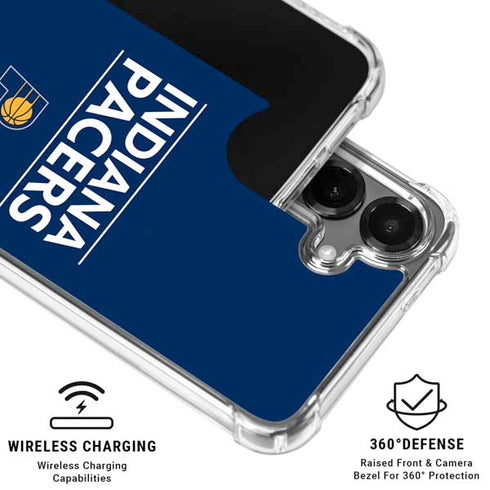 NBA Indiana Pacers Standard - Blue Galaxy S26 Clear Case
