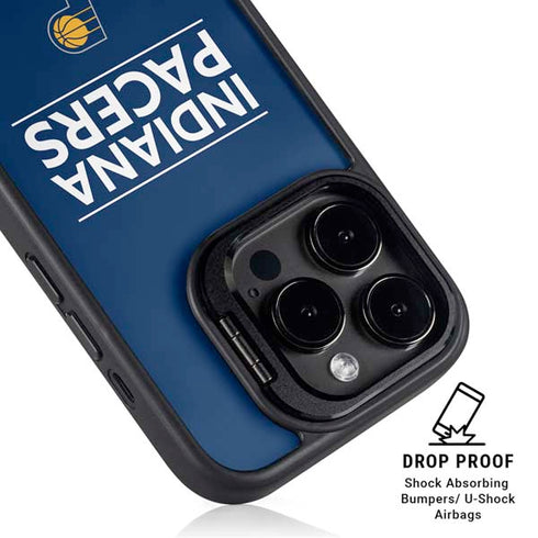 NBA Indiana Pacers Standard - Blue iPhone 14 Pro Max Kickstand Case