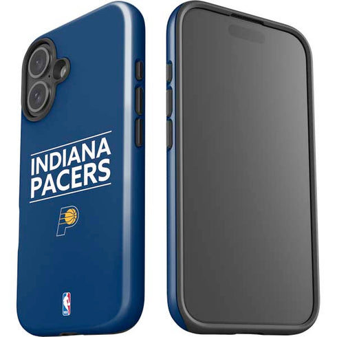 NBA Indiana Pacers Standard - Blue iPhone 16 Impact Case