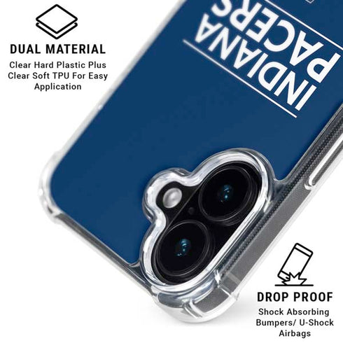 NBA Indiana Pacers Standard - Blue iPhone 16 MagSafe Case