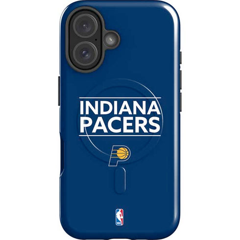 NBA Indiana Pacers Standard - Blue iPhone 16 Magsafe Impact Case