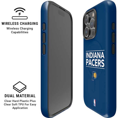 NBA Indiana Pacers Standard - Blue iPhone 16 Pro Magsafe Impact Case