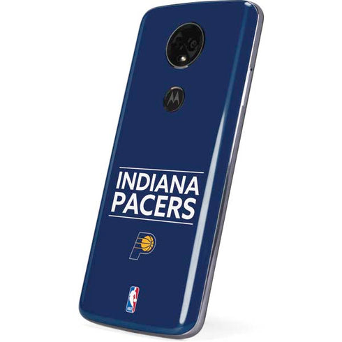NBA Indiana Pacers Standard - Blue Moto E5 Plus Skin