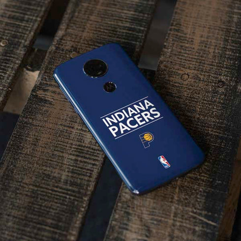 NBA Indiana Pacers Standard - Blue Moto E5 Plus Skin
