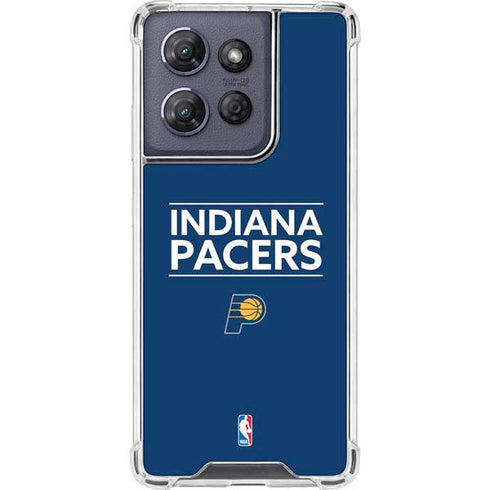 NBA Indiana Pacers Standard - Blue Moto G Play 5G (2025) Clear Case