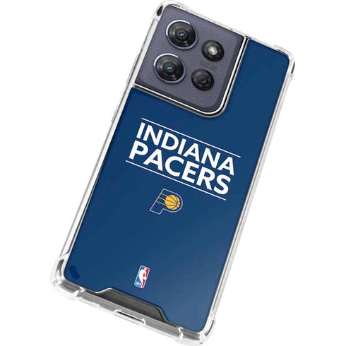 NBA Indiana Pacers Standard - Blue Moto G Play 5G (2025) Clear Case
