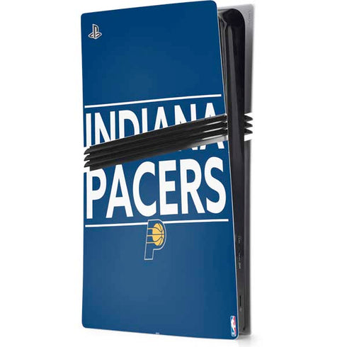 NBA Indiana Pacers Standard - Blue PS5 Pro Console Skin