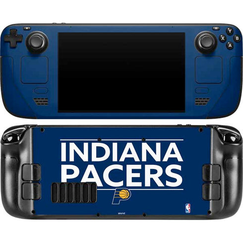 NBA Indiana Pacers Standard - Blue Steam Deck Handheld Gaming Computer OLED Skin