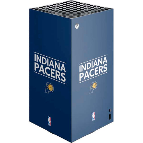 NBA Indiana Pacers Standard - Blue XBox Series X Digital Edition Console Skin