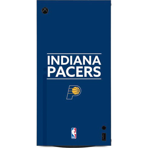 NBA Indiana Pacers Standard - Blue XBox Series X Digital Edition Console Skin