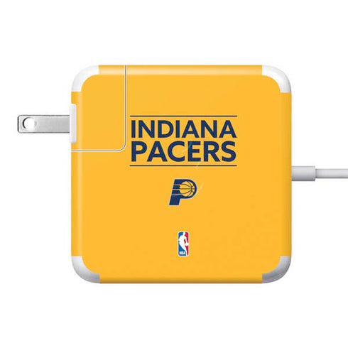 NBA Indiana Pacers Standard - Yellow 85W Power Adapter (15 and 17 inch MacBook Pro Charger) Skin