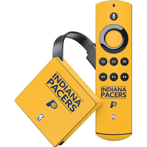 NBA Indiana Pacers Standard - Yellow Amazon Fire TV Skin