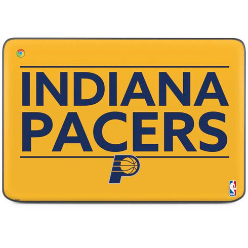 NBA Indiana Pacers Standard - Yellow HP Chromebook Skin