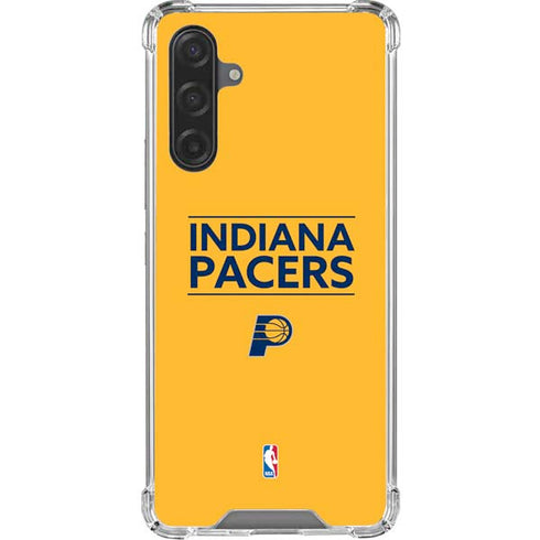 NBA Indiana Pacers Standard - Yellow Galaxy A17 Clear Case