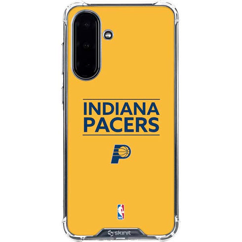 NBA Indiana Pacers Standard - Yellow Galaxy A36 5G Clear Case