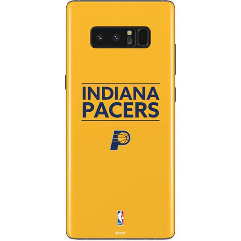 NBA Indiana Pacers Standard - Yellow Galaxy Note 8 Skin
