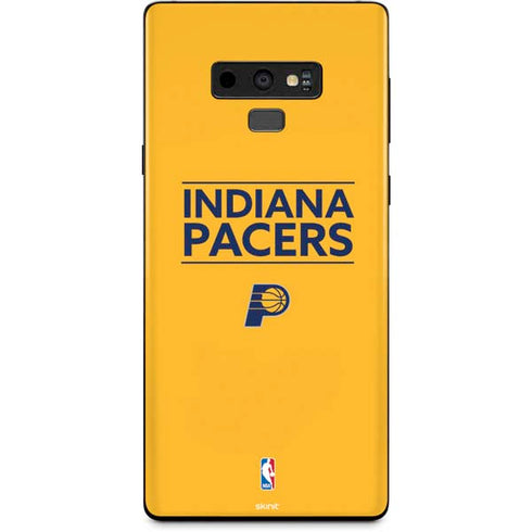 NBA Indiana Pacers Standard - Yellow Galaxy Note 9 Skin