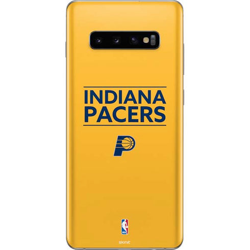 NBA Indiana Pacers Standard - Yellow Galaxy S10 Plus Skin