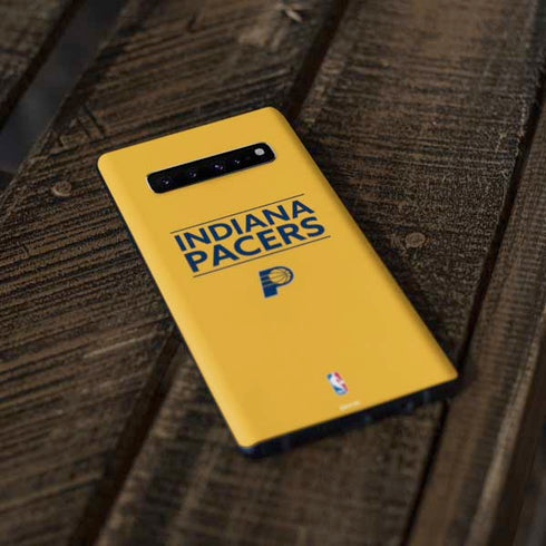 NBA Indiana Pacers Standard - Yellow Galaxy S10 Plus Skin