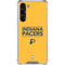 NBA Indiana Pacers Standard - Yellow Galaxy S24 FE Clear Case
