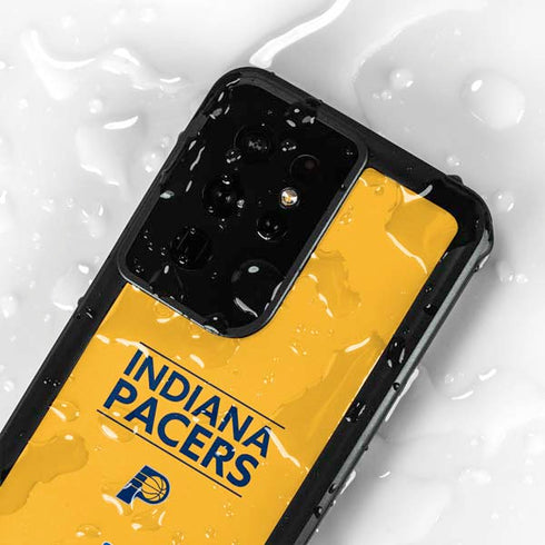 NBA Indiana Pacers Standard - Yellow Galaxy S24 Ultra Waterproof Case