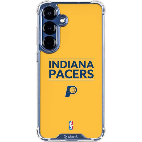 NBA Indiana Pacers Standard - Yellow Galaxy S25 Clear Case