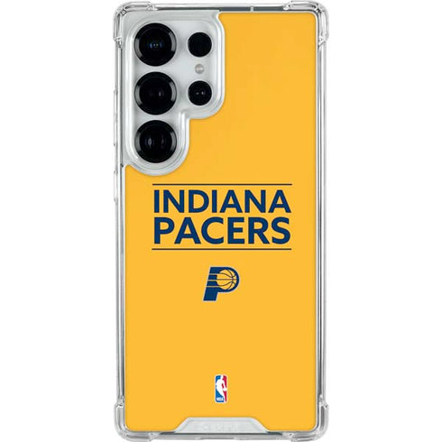 NBA Indiana Pacers Standard - Yellow Galaxy S25 Ultra Clear Case