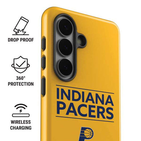 NBA Indiana Pacers Standard - Yellow Galaxy S26 Plus Impact Case