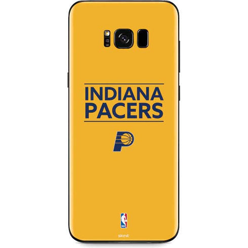 NBA Indiana Pacers Standard - Yellow Galaxy S8 Plus Skin