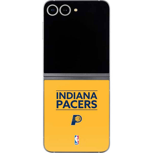 NBA Indiana Pacers Standard - Yellow Galaxy Z Flip6 Skin