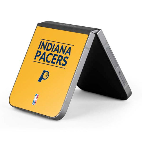 NBA Indiana Pacers Standard - Yellow Galaxy Z Flip6 Skin