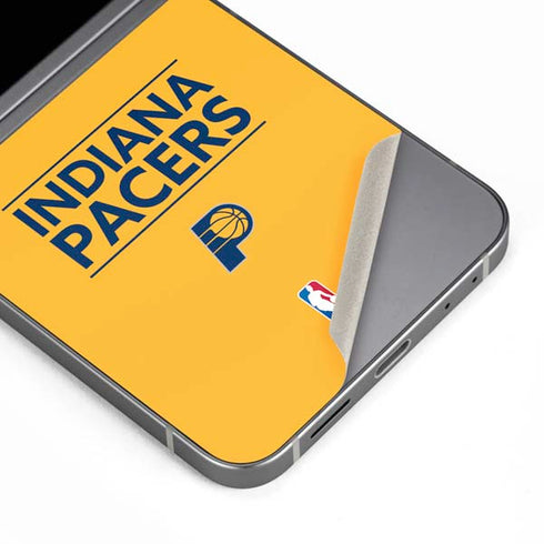NBA Indiana Pacers Standard - Yellow Galaxy Z Flip6 Skin