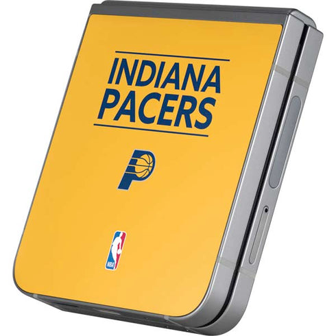 NBA Indiana Pacers Standard - Yellow Galaxy Z Flip6 Skin